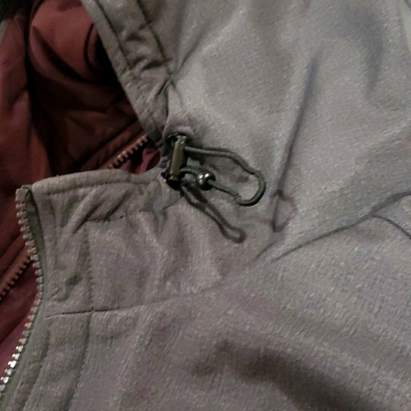 Nautica Men's Sherpa Lined Windbreaker Softshell Jacket with Hood LARGE - Picture 7 of 11